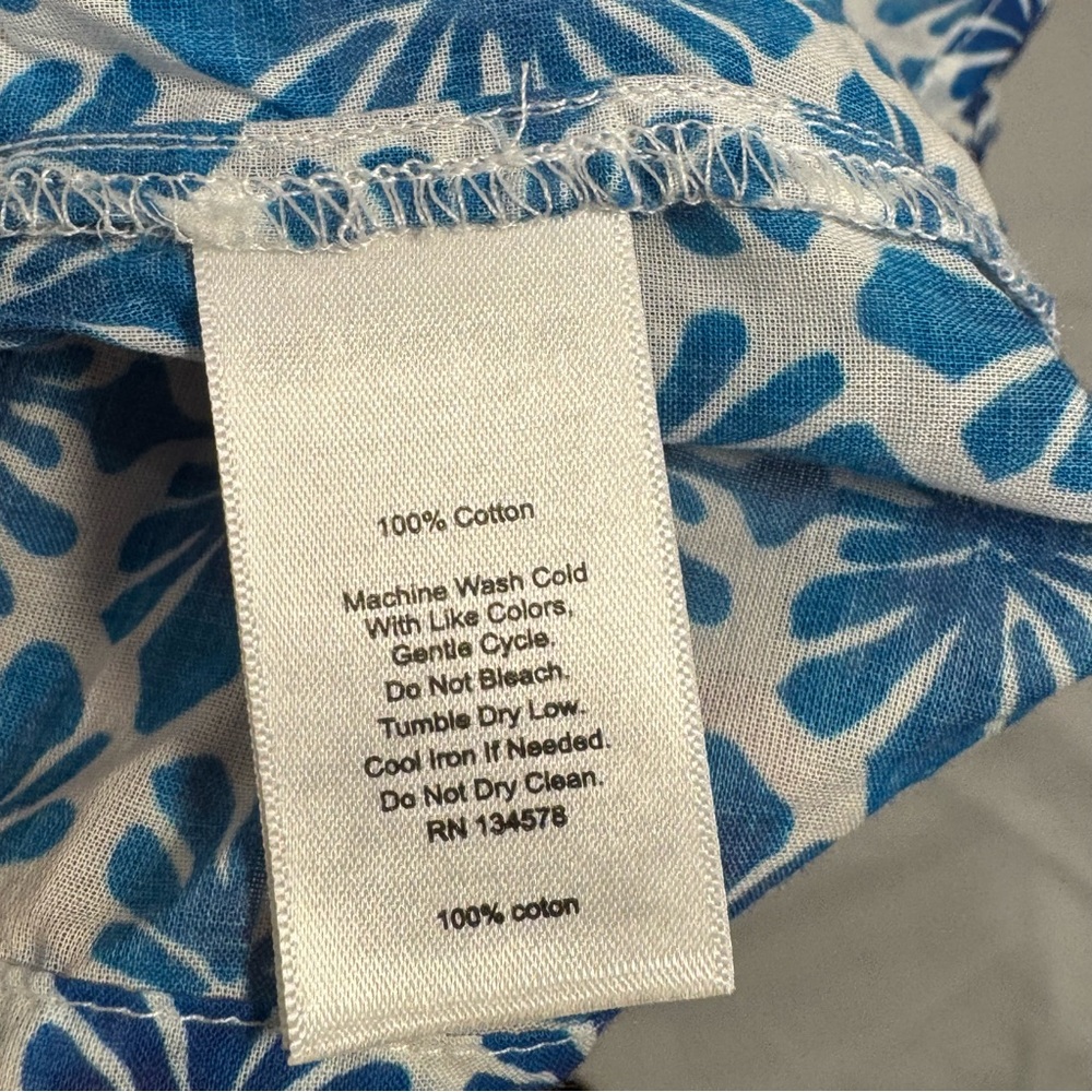 Blue Floral Women's Top - Picture 5 of 7